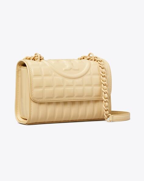 Buy Tory Burch Fleming Patent Square Quilt Small Convertible