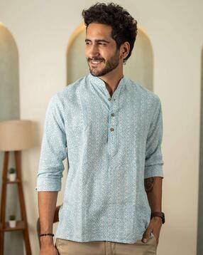 shasak Men Tribal Short Kurta-picture-11