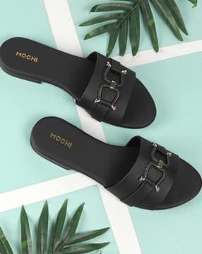 mochi Women Slides with Synthetic upper-picture-23