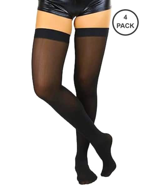Women Pack of Sheer Thigh-High Stockings
