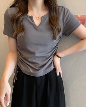 lulu & sky Women V-neck T-shirt-picture-10