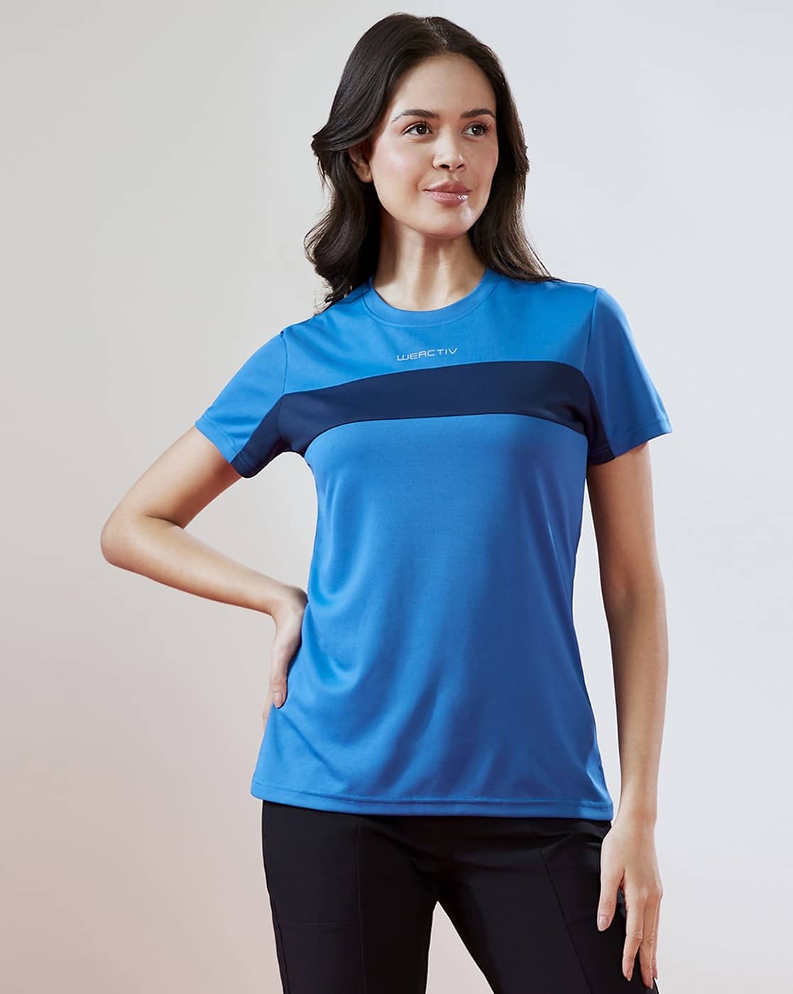 Buy Blue Tshirts for Women by TECHNOSPORT Online | Ajio.com