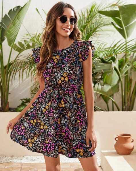 KOTTY Women Flare Dress