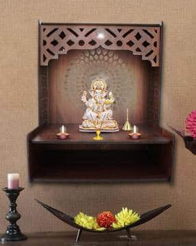 olive tree  Wooden Pooja Mandir -picture-10