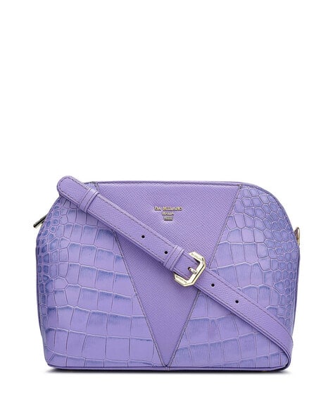 Da Milano Women Croc-Embossed Sling Bag