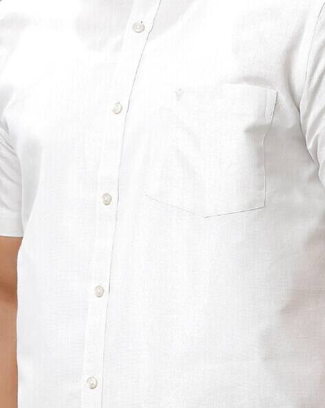 Buy Silver Shirts for Men by Ramraj Cotton Online | Ajio.com