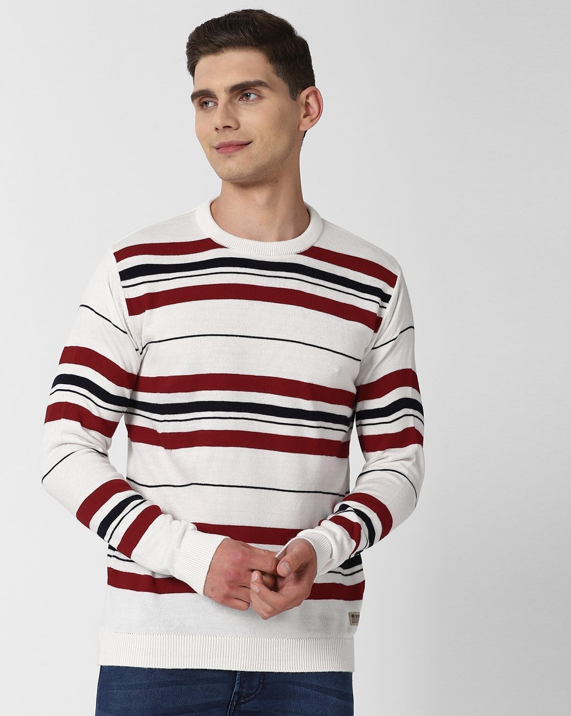 Indiabr Stone Island Sweatpants Sale Men Red And White Striped