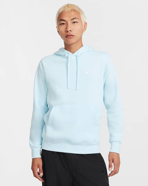 Club Fleece Hoodie Nike Pastel Sweater Light Blue Nike Nsw Club