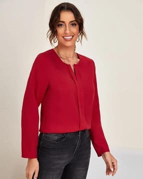 womenster Women V-Neck Regular Fit Top-picture-29