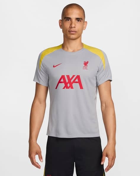 Men Liverpool FC Strike Third Dri-FIT Soccer Knit Short-Sleeve T-Shirt