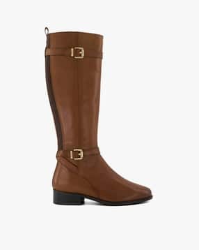 dune london Women Tepsi Genuine Leather Mid-Calf Length Boots-picture-13