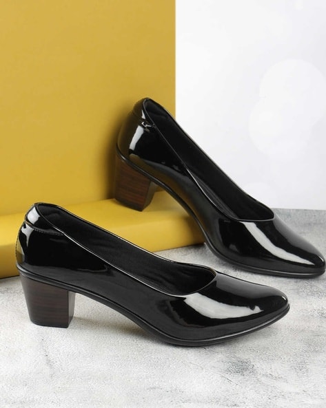 Buy Navy Blue Heeled Shoes for Women by Marks Spencer Online
