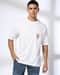 Crew Solid Tshirt, WHITE, L