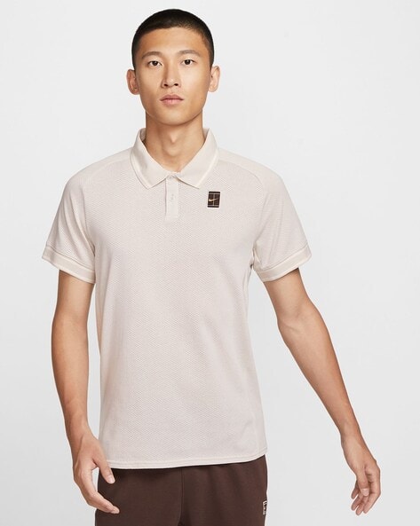 Ajio Nike Polo Neck T Shirt Men Court Heritage Tennis Polo T-Shirt