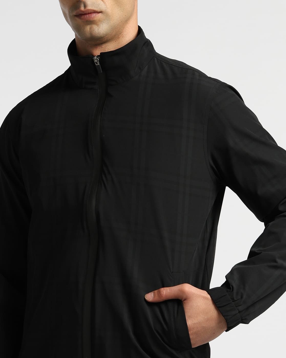 Buy Jet Black Jackets & Coats for Men by Altheory by AZORTE Online