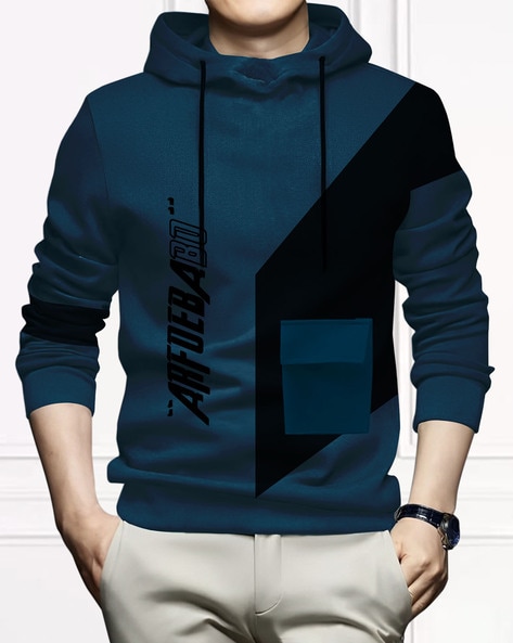 Men Regular Fit Hooded T-Shirt