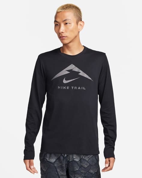 Men Dri-FIT Long-Sleeve Trail Running T-Shirt