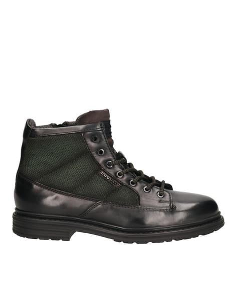 Buy Bugatti Men Plain Toe Boots Black Dark Green Color Men