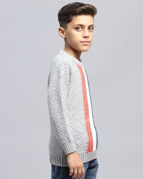 Buy Grey Sweaters Cardigans for Boys by Monte Carlo Online