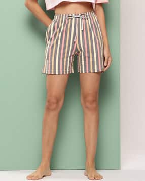leading lady Women Stripes Shorts-picture-43