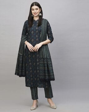 gosriki WomenFloral Straight Kurta Set-picture-41