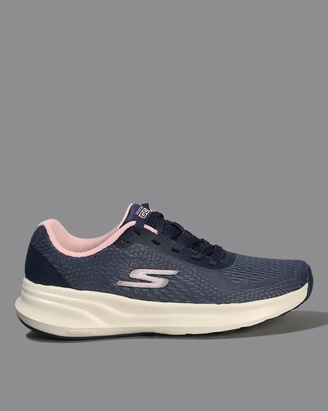 Women Pure Lace-Up Running Shoes