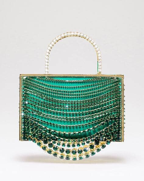 Buy Satisfaction Green Handbags for Women by Benedetta