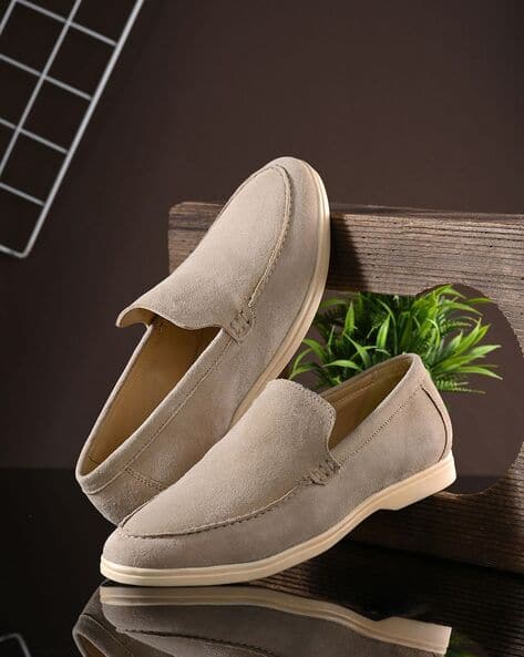 CARLO ROMANO Men Round-Toe Slip-On Loafers