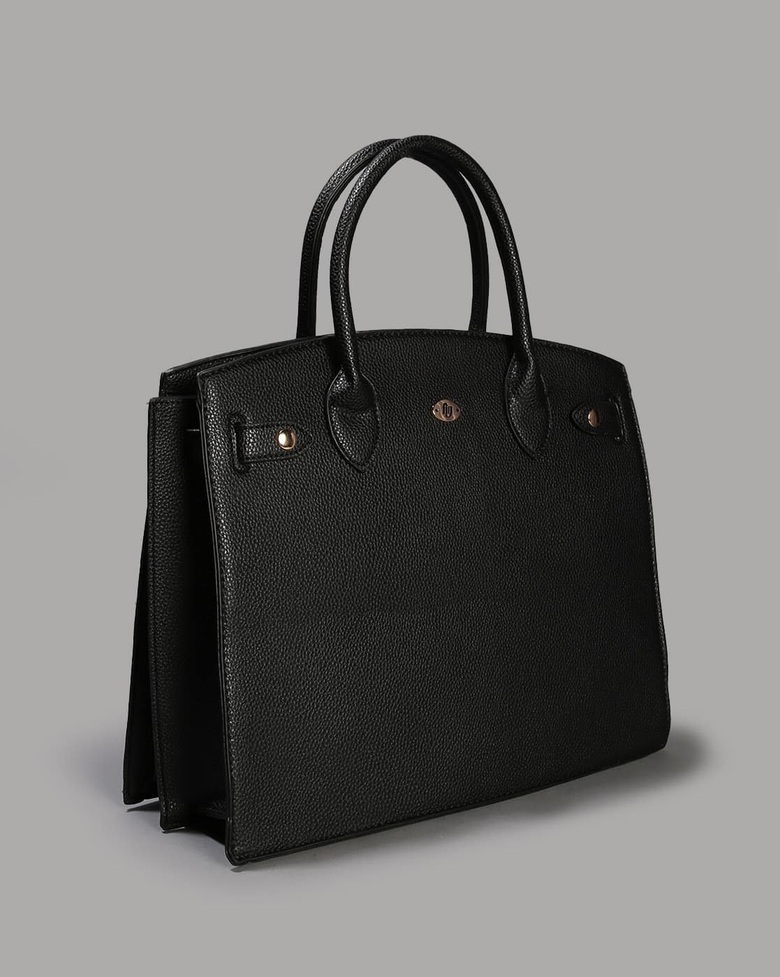 fig london German hook shoulder bag（Buy Black Handbags for Women  