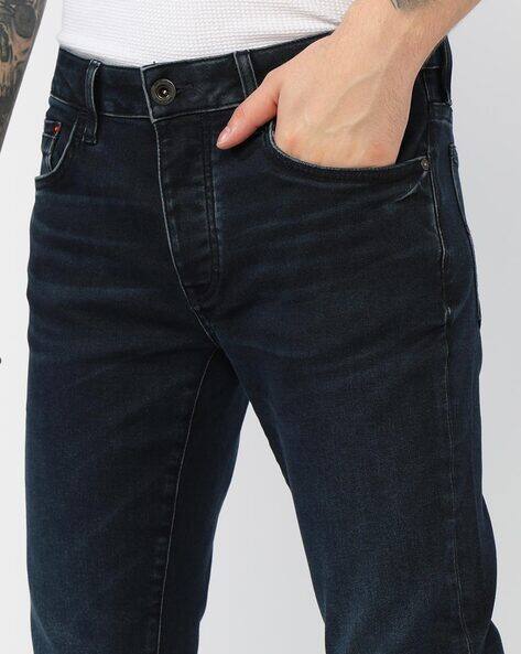 Anders Slim Fit Button Fly Mid-Rise Denim