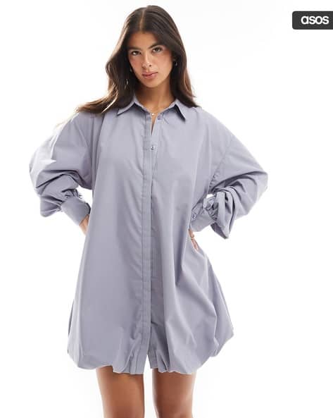 sachin and babi light blue dress ASOS ASOS DESIGN ruched high neck cap sleeve mini dress with wrap trim  detail in khaki - Dresses & Skirts main image 1