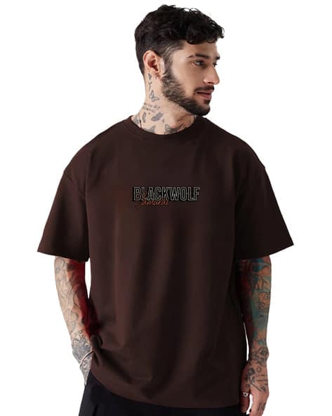 Men Graphic Oversized Fit T-shirt