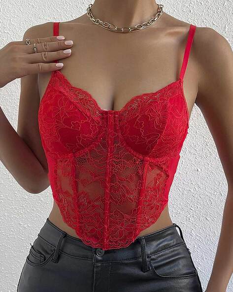 Lace corset tops on sale