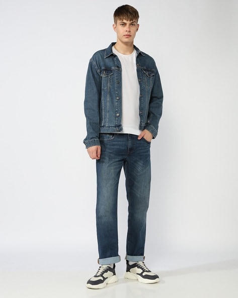 Gas Jaxon Mid-Rise Straight Fit Jeans