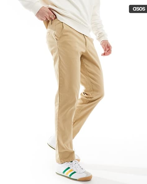Buy Beige Trousers Pants for Men by ASOS DESIGN Online