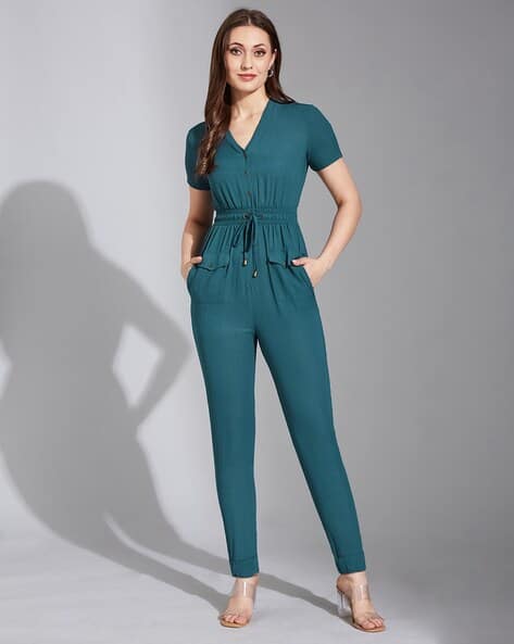 Buy Dusty Turquoise Jumpsuits &Playsuits for Women by Life With