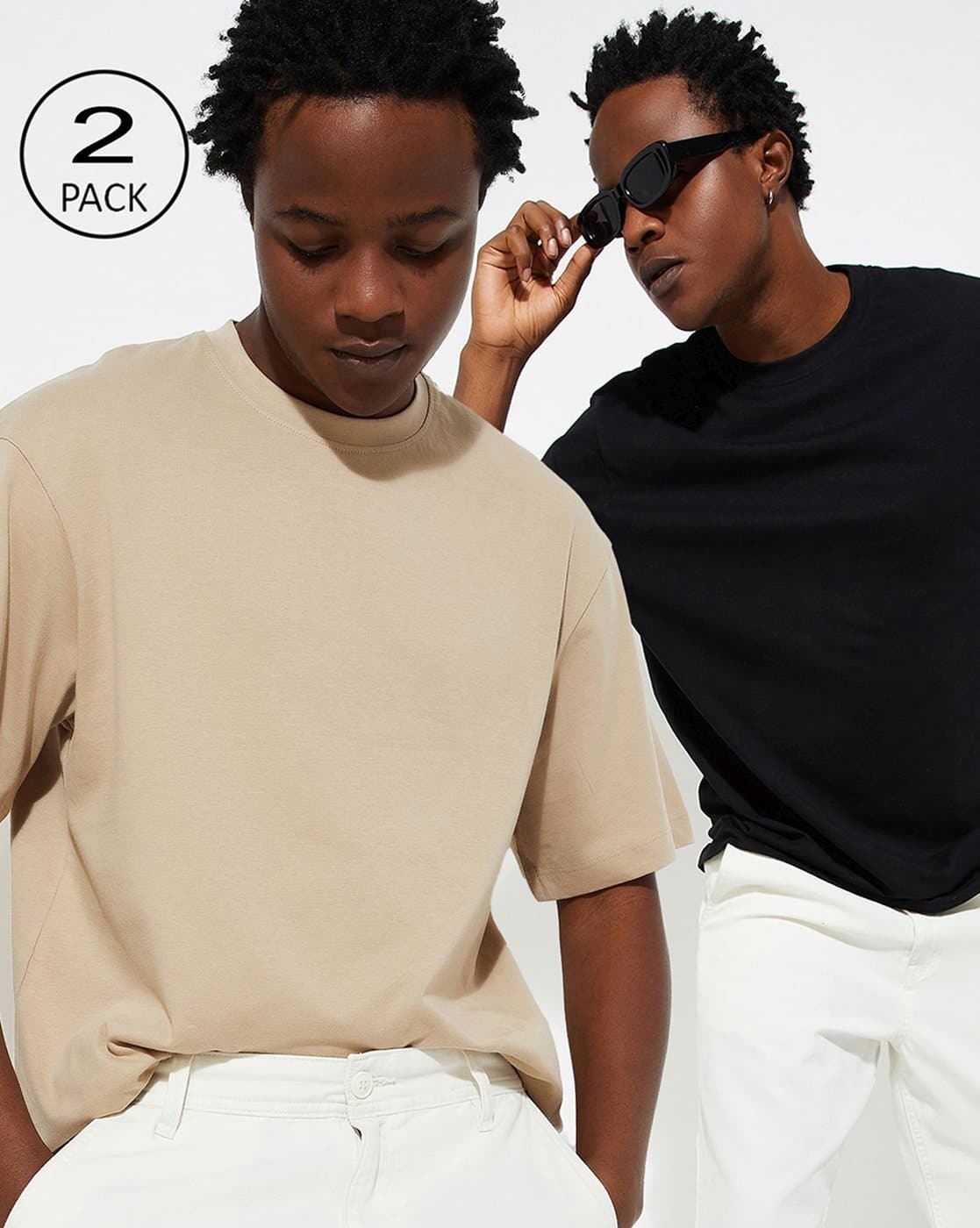 Buy MAX Men Pack of 2 Regular Fit Cre Online | Ajio.com