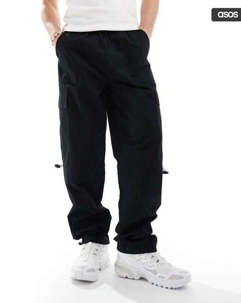 Men Oversized Poplin Cargo Pants