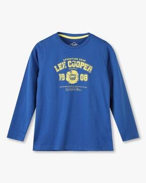 T-shirt Cotone Lunga T-Shirt Lee Cooper Per Bambini E Ragazzi Abbigliamento Casual Bambino