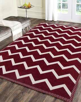 zesture Chennile Velvet touch foldable carpet dhurries-picture-50
