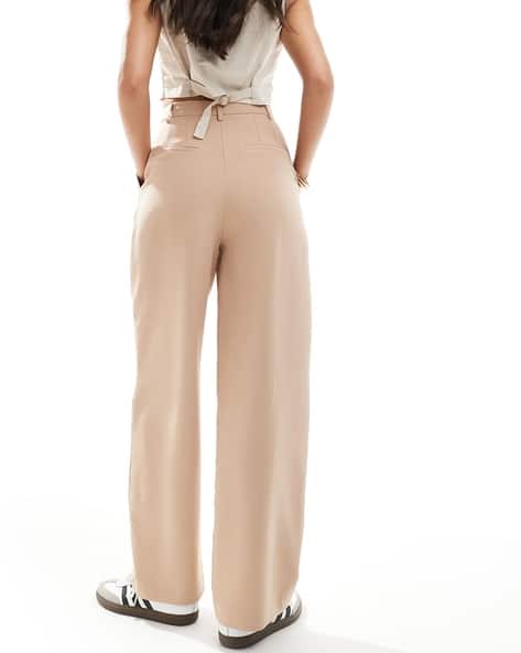 Buy Taupe Trousers & Pants for Women by MISS SELFRIDGE Online