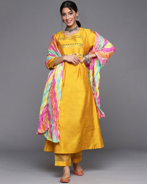 Varanga Women  A-line Kurta Set