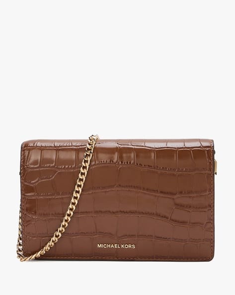 Buy Michael Kors Jet Set Medium Metallic Crocodile Embossed