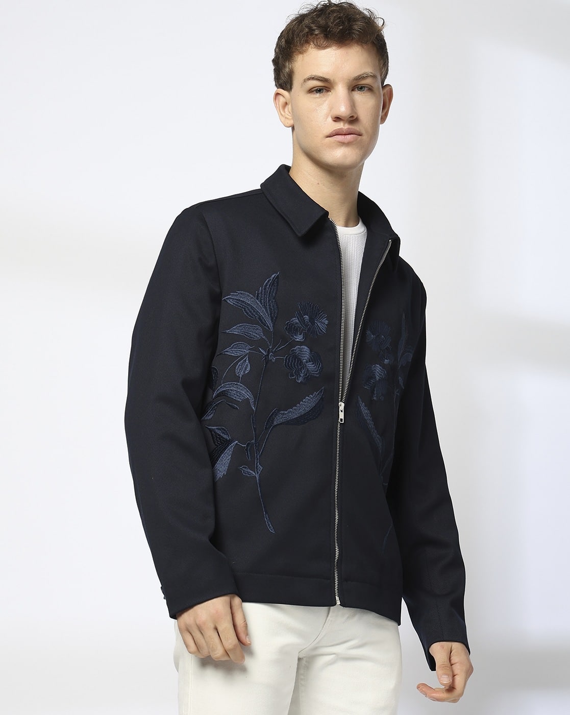 Buy Navy Blue Jackets & Coats for Men by NETPLAY Online | Ajio.com