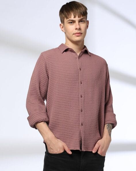 Buy Purple Shirts for Men by DNMX Online