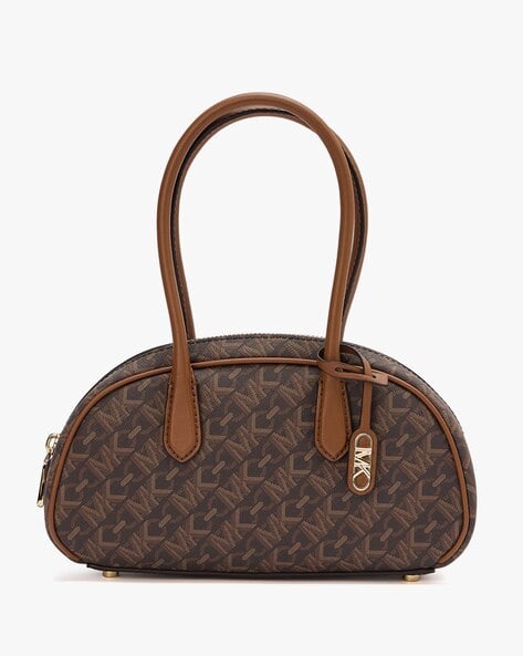 Lulu Small Metallic Leather Satchel Bag