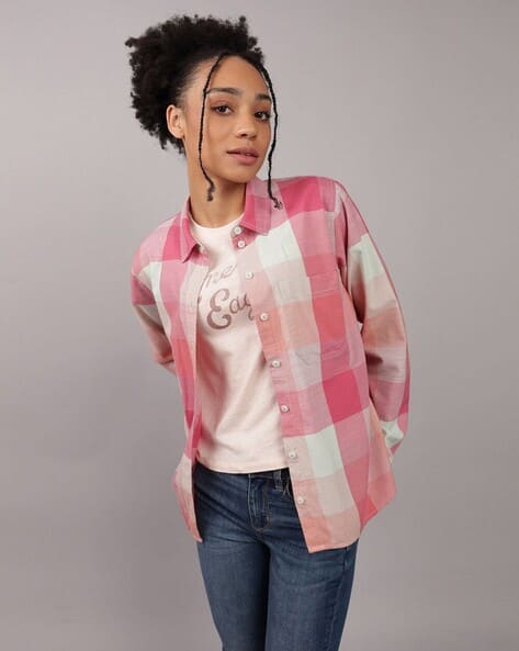 Women Checks Shirt