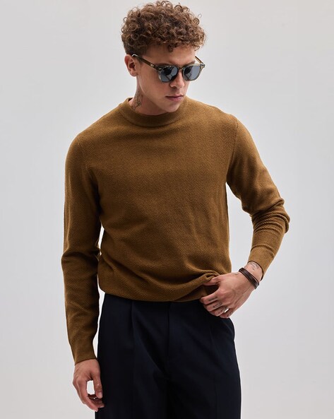 Men Crew-Neck Pullover