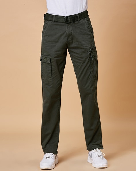 Beevee Men Relaxed Fit Cargo Pants