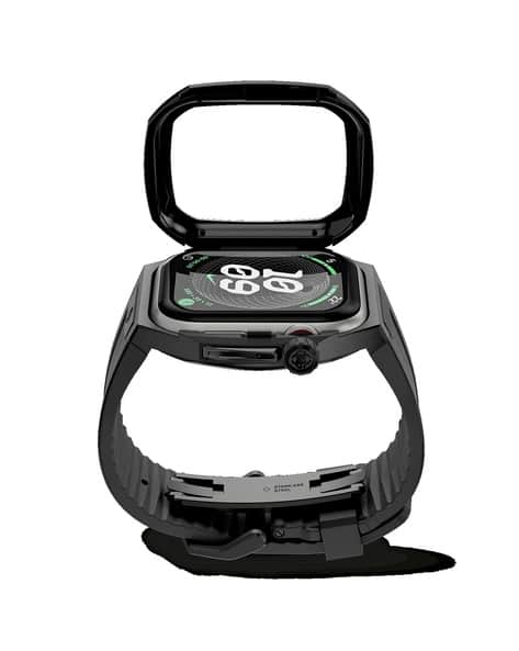 Buy Golden Concept Stainless Steel Apple Watch Case | Black Color  